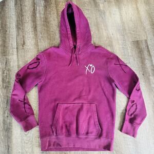 The Weeknd x H&M XO Purple Hoodie Tiger and Snake Big Logo Size S
